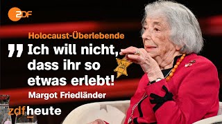 Die HolocaustÜberlebende Friedländer zu ihrer Rückkehr nach Deutschland  Markus Lanz vom 8122021 [upl. by Arakihc]