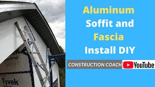 Soffit and Fascia Install 101 Construction Coach Cabin Build [upl. by Paulita233]