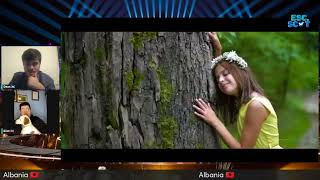 🇦🇱 Nikol Çabeli quotVallëzoj” REACTION  Albania  Junior Eurovision 2024 [upl. by Nayhr]