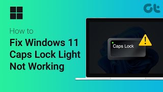 How to Fix Caps Lock Light Not Working on Windows 11  Easy Fixes [upl. by Westley]