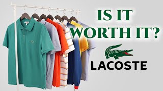 Lacoste Polo Shirt Is It Worth It InDepth Review [upl. by Kcirrem]