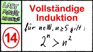 Vollständige Induktion  Aufgabe 14  Ungleichung mit n im Exponenten [upl. by Anyrtak]