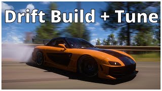 Forza Horizon 5  Mazda RX7 FD Tokyo Drift BUILD amp TUNE [upl. by Alaehs]