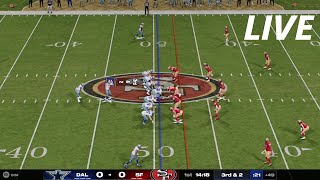 NFL LIVE🔴San Francisco 49ers vsDallas Cowboys NFL Full Game Week 827th October 2024NFL 25 [upl. by Allenrad149]