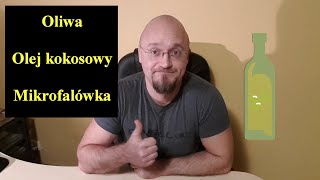 Smażenie na oliwie oleju kokosowym i odgrzewanie w mikrofalówce [upl. by Eimmot738]