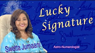 Numerology How to make your Signature Lucky [upl. by Carrew]