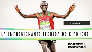 LA IMPRESIONANTE TÉCNICA DE ELIUD KIPCHOGE [upl. by Soinotna203]