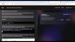 11  Setting Up A Web Server With Python [upl. by Elonore]