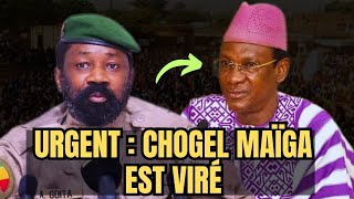 URGENT  CHOGEL MAÏGA EST LIMOGÉ AINSI QUE SON GOUVERNEMENT [upl. by Gnehp]