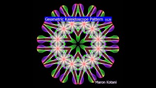 Geometric Kaleidoscope Pattern 0129 [upl. by Garik]