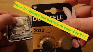 How to replace the Renault Zoe key card battery [upl. by Haynes]