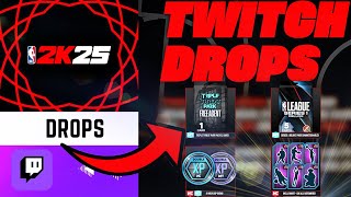 How to get NBA 2k25 TWITCH DROPS Full guide [upl. by Enaffit55]