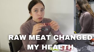 I Ate Raw Meat Health Improved amp Full Body Workout [upl. by Lentha]