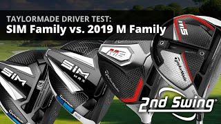 TaylorMade Driver Test Comparison SIM Family vs 2019 M Family [upl. by Haff662]