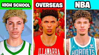 I Played Lamelo Ball ENTIRE Career [upl. by Aitnahs800]