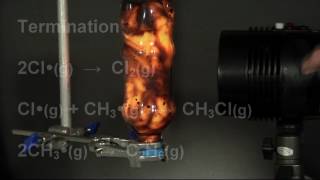 Photochlorination  The Reaction between Methane and Chlorine [upl. by Jaret62]