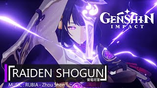 GMV Genshin Impact Riden Shogun I Rubia [upl. by Thecla]