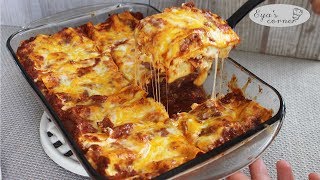 Recette Lasagna facile  لازانيا باللحم المفروم سهلة [upl. by Friedland]