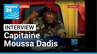 Guinée  Le capitaine Moussa Dadis Camara réagit aux sanctions annoncées par la France • FRANCE 24 [upl. by Llevram]