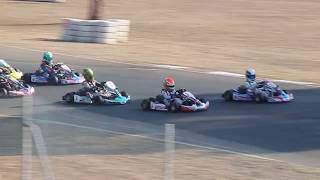 CADET 12 HEAT 3 VICTORIAN STATE CHAMPIONSHIP PUCKAPUNYAL GO KART TRACK 14TH APRIL 2019 [upl. by Enitsirhc649]