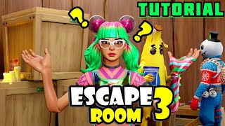 Fortnite ESCAPE ROOM 3 Tutorial Map Code 518548284050 [upl. by Rosenzweig810]