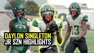 NEXT GREAT DESOTO WR？ Daylon Singleton JR SZN Highlights [upl. by Barabas]