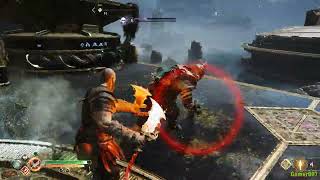 God of War  Level 8 Hel Traveler vs Level 1 Kratos Asgard Tower GMGOW no block no roll  No Damage [upl. by Suaeddaht334]