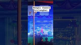 Nwngni faswra birlangbai stages performance at kokrajhar Bodoland University song singing [upl. by Carita971]