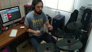 Carlsbro CSD500 UK electronic Drum song cover [upl. by Eirahcaz464]