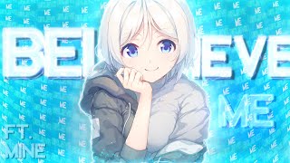 「Nightcore」Believe Me  Navos Lyrics  ft PaiMine [upl. by Maidie864]