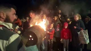 Flaming Tar Barrels Ottery St Mary 2024 [upl. by Ennayelhsa]