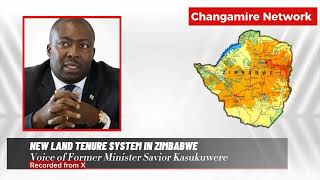 Savior Kasukuwere Speaks On New Land Tenure System In Zimbabwe 🇿🇼 zimbabwe [upl. by Nikola]