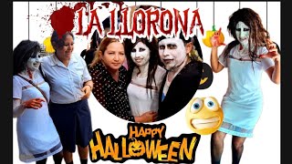 DIA DE halloween Nos disfrazamos dela llorona 💀 Nos fuimos a dar sustos en carasucia ESTO Paso 🥰 [upl. by Kenney534]