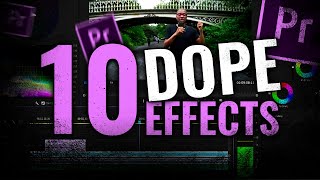 10 DOPE Premiere Pro Effects For Beginners [upl. by Trimble]