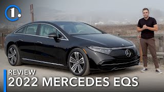 2022 Mercedes EQS First Drive Review [upl. by Kedezihclem748]