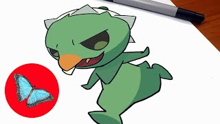 How To Draw Pokemon  Capsakid [upl. by Akcir108]