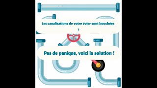 Comment déboucher un évierlavabo [upl. by Bradeord]