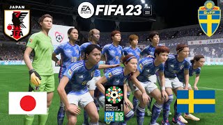 COUPE DU MONDE Féminine 2023 JAPON Vs SUÉDE  14 de Finale  FIFA 23 4K [upl. by Osgood]