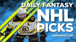 NHL DFS STRATEGY  SAT 1019  YAHOO DRAFTKINGS FANDUEL FANTASYDRAFT [upl. by Ytsenoh]