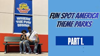 Hanging out at Fun Spot America Theme Parks PT1 funspotamerica amusementpark themeparks [upl. by Enelie]