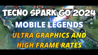 Mobile Legends in Tecno Spark Go 2024 [upl. by Unni]