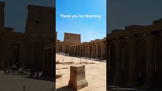 Philae Temple music song 80smusic history love temple art history religion [upl. by Tnerb]