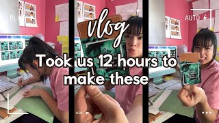 VLOG  Making favours for my business launch dinner party [upl. by Eylloh]