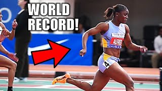 A NEW WORLD RECORD  Julien Alfred amp DinaAsher Smith Set AllTime Best At Texas Relays [upl. by Ianteen]