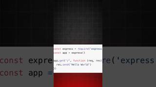 How to run server in Express js webdevelopment programming coding javascript nodejs shorts [upl. by Yrellih]