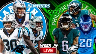 🏈 Panthers VS Eagles  ULTIMATE Live Stream Reactions  Week 14 [upl. by Raven688]