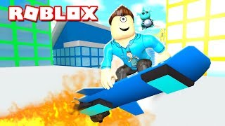 MAD CITY CREATOR GAVE ME A HOVERBOARD Roblox  MicroGuardian [upl. by Hanahsuar]