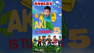 Akiva Roblox Party Animation Invitation birthday [upl. by Eiuqram805]