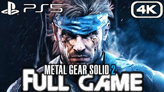 METAL GEAR SOLID 2 PS5 Gameplay Walkthrough FULL GAME 4K 60FPS No Commentary Master Collection [upl. by Mort]