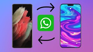 How To Transfer WhatsApp from iPhone to Android 2021  WhatsApp data from Android to iPhone [upl. by Anigriv]